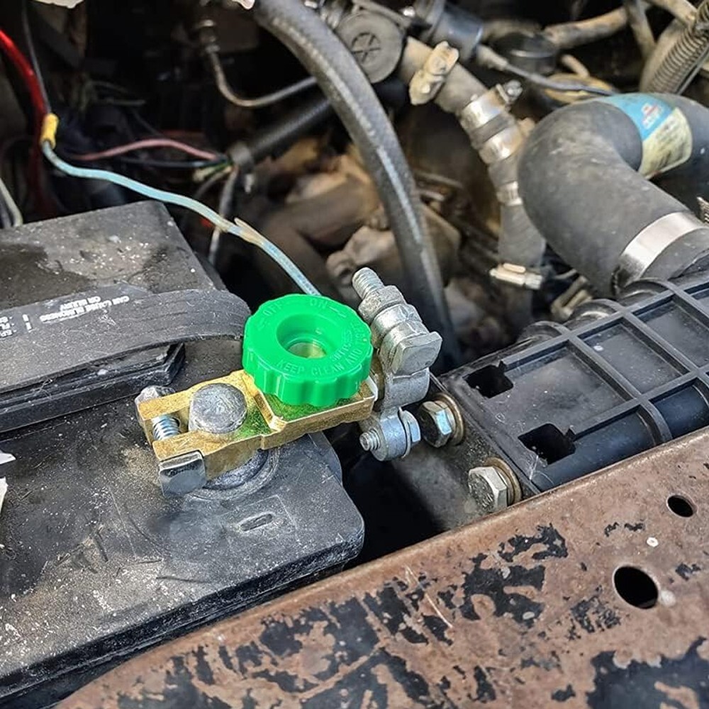 2PCS Car Battery Link Terminal Quick Cut-off Disconnect Master Kill Shut Switch