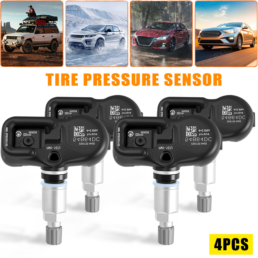 4x TPMS 42607-33011 Tire Pressure Sensor PMV-107J for Toyota Prius V 2012-2016