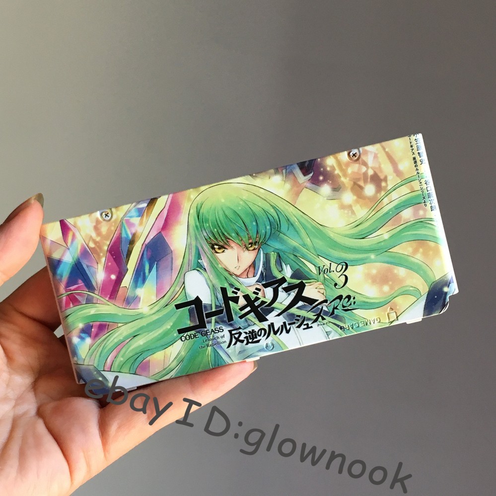 Custom Manga Character Decorative Faceplates Compatible with New 3DS Top Bottom