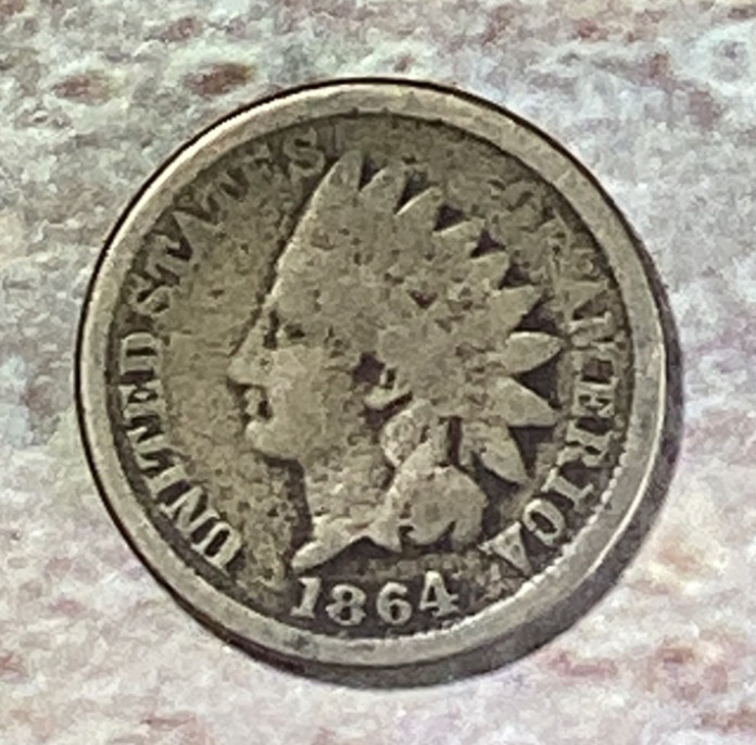 1864 indian head cent