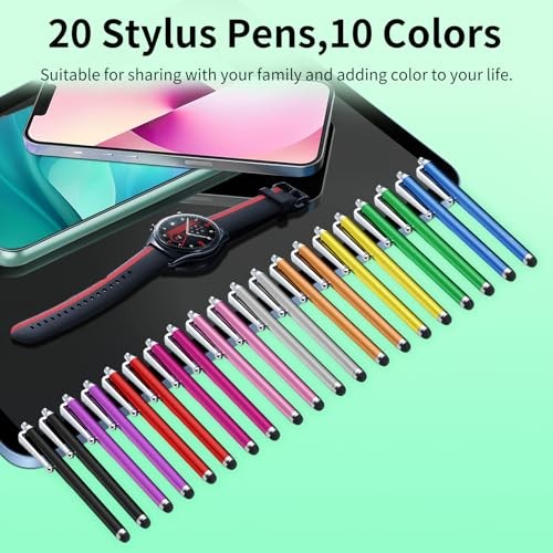 20 Pack Stylus Pen,Stylus Pen for Touchscreen High Precision and 20-Pack