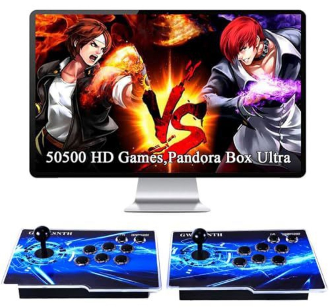 GWALSNTH 50500 in 1 Pandora Box Ultra Arcade Games Console, Plug and Play Video