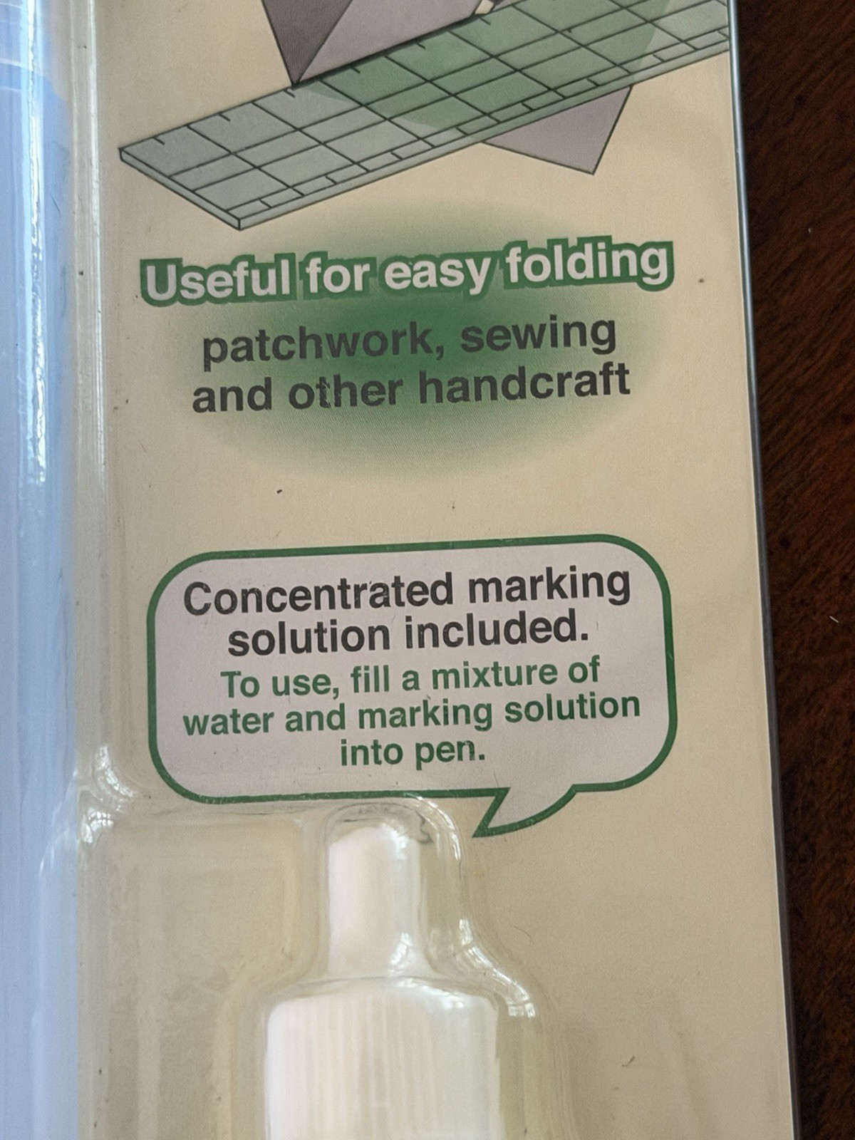 Clover Fabric Folding Pen Concentrated Marking Solution Included