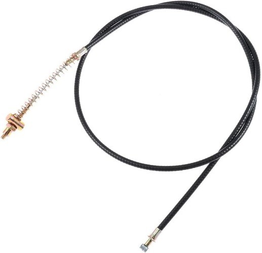 Universal Front Drum Brake Cable Coated Black Wire 1.35M for Motorcycle Bike