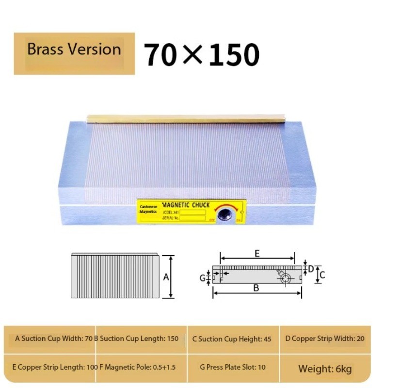Wire-cut EDM Machine Grinding Machine Magnetic Disk Spark Machine Magnetic Table