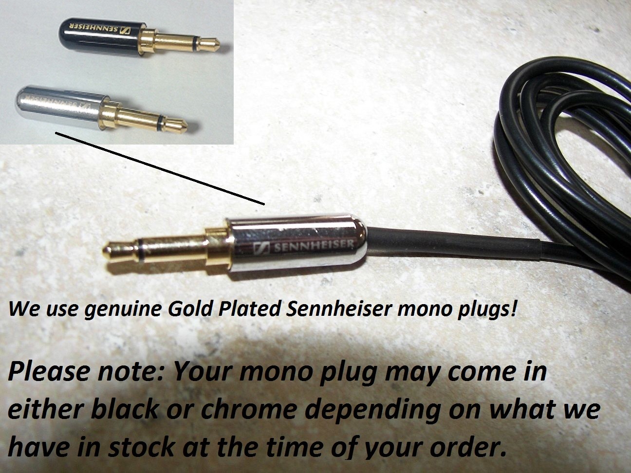 Kenwood SP-23 RG-174 SPEAKER CABLE 3.5 MM TO SPADE FREE SHIP*