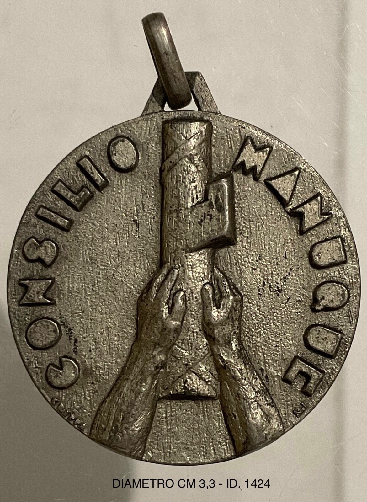 REGNO D’ITALIA MUTUA INTERNA OPERAI POPOLO D’ITALIA MEDAGLIA ARGENTO 1923.1933