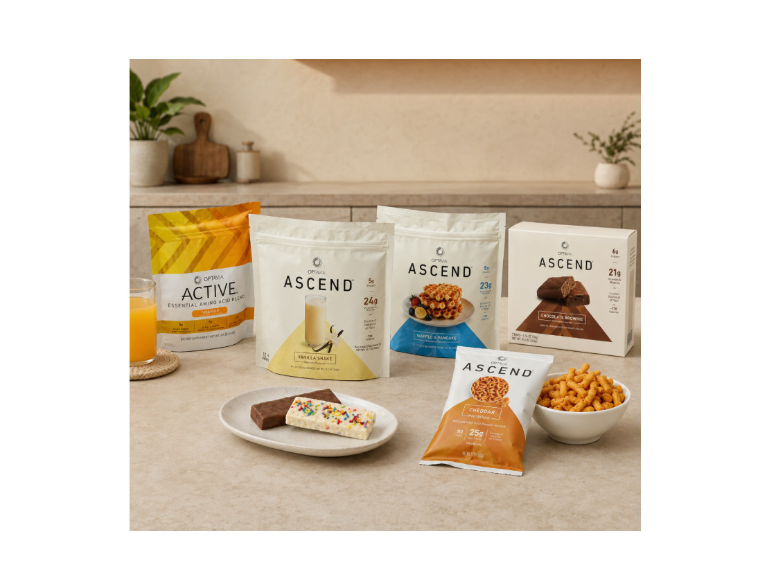 OPTAVIA ASCEND Mini Meals, OPTAVIA ACTIVE Essential Amino Acid, Optimization Kit