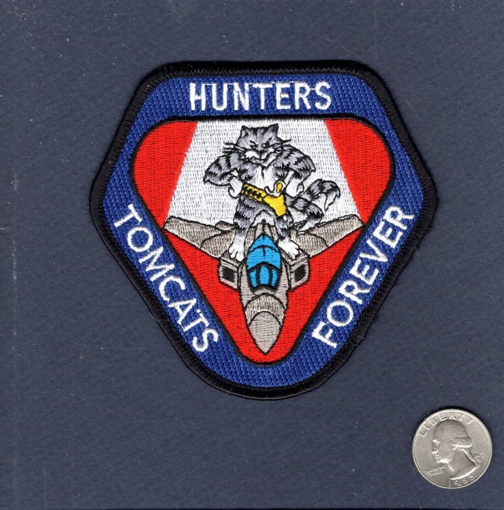 VF-201 HUNTERS Forever US Navy F-14 TOMCAT Fighter Squadron Patch
