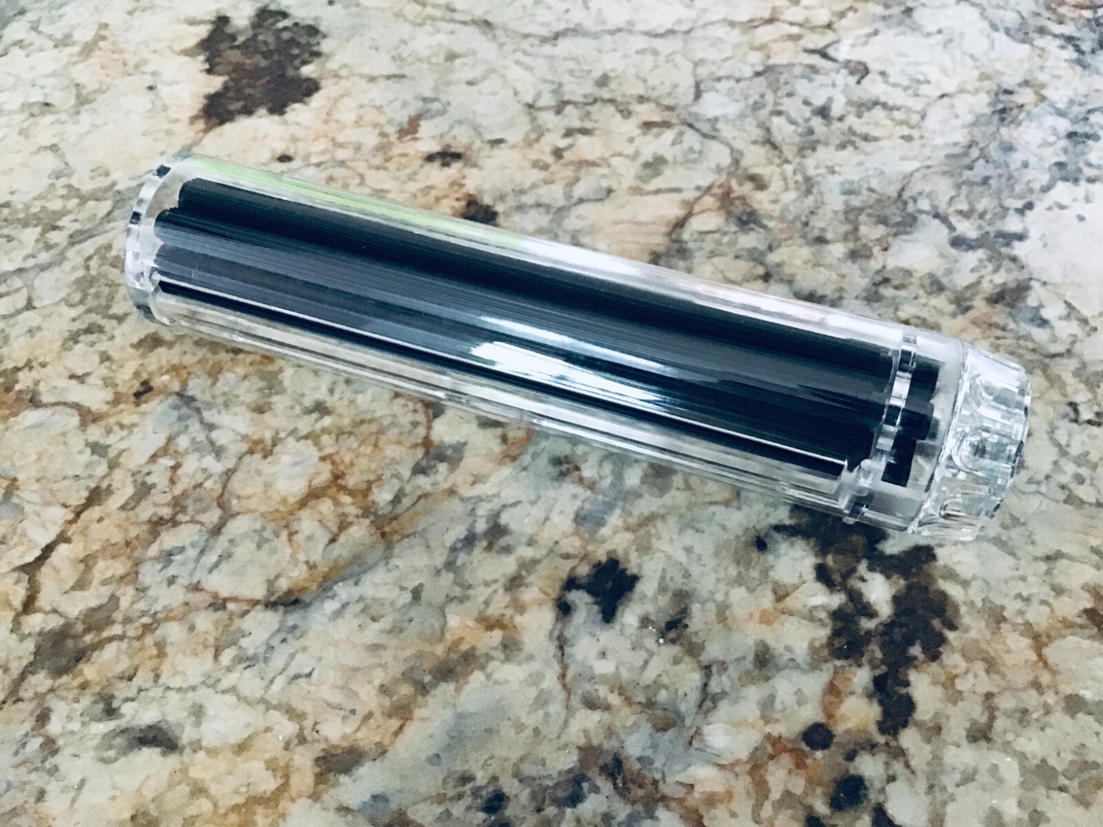 King Size Cigarette Roller-Easy Manual Cigarette Rolling Machine- Color BLACK
