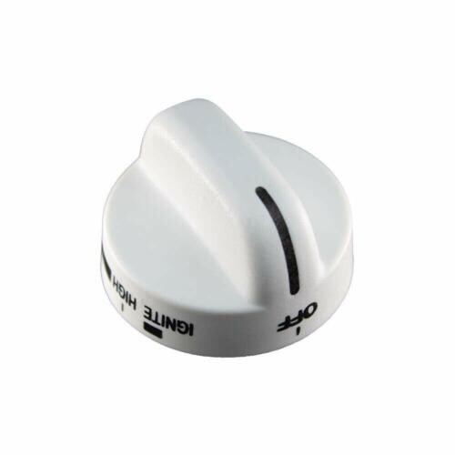 8273104 White Top Burner Knob for Whirlpool Range*