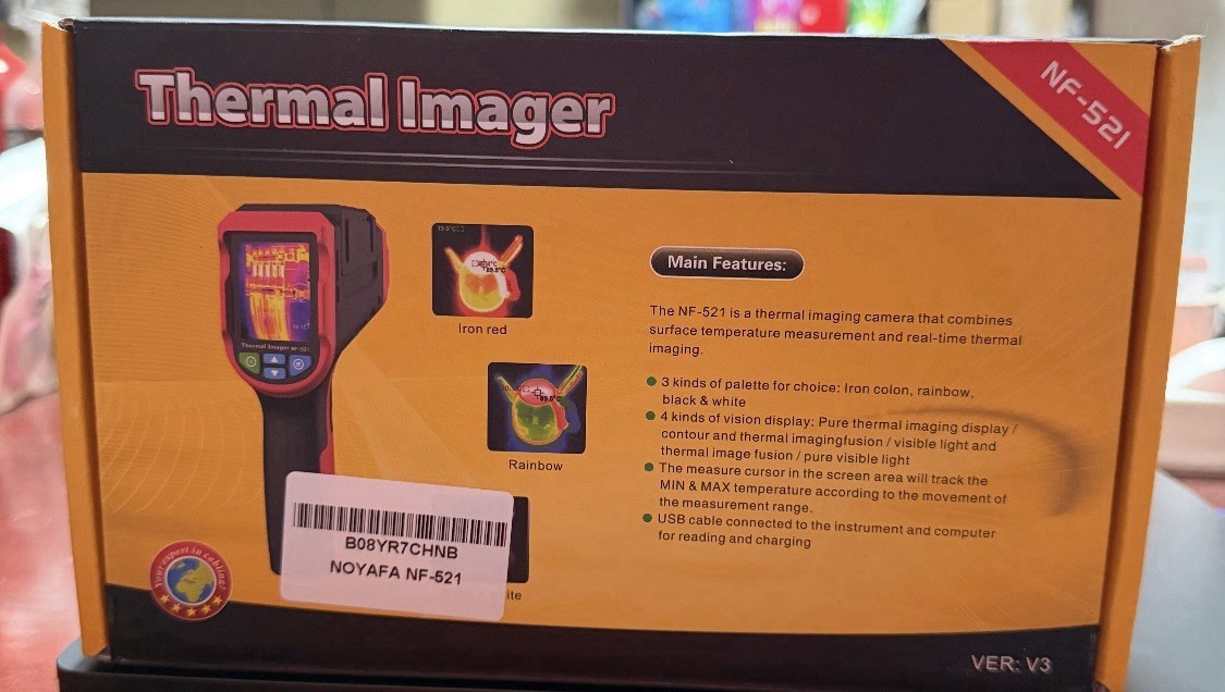 Noyafa Infrared Thermal Temperature Imager Camera W/8GB Heating Detector NF-521S