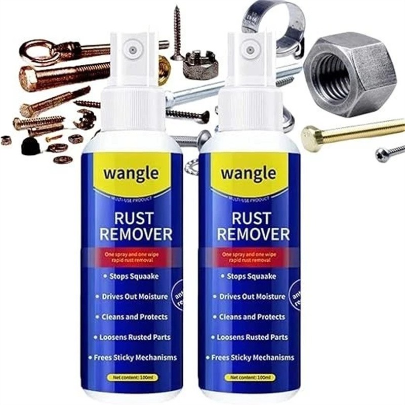 3X Wangle Rust Remover,Anti-Rust Lubricant Spray & Rust Remover Easy Application