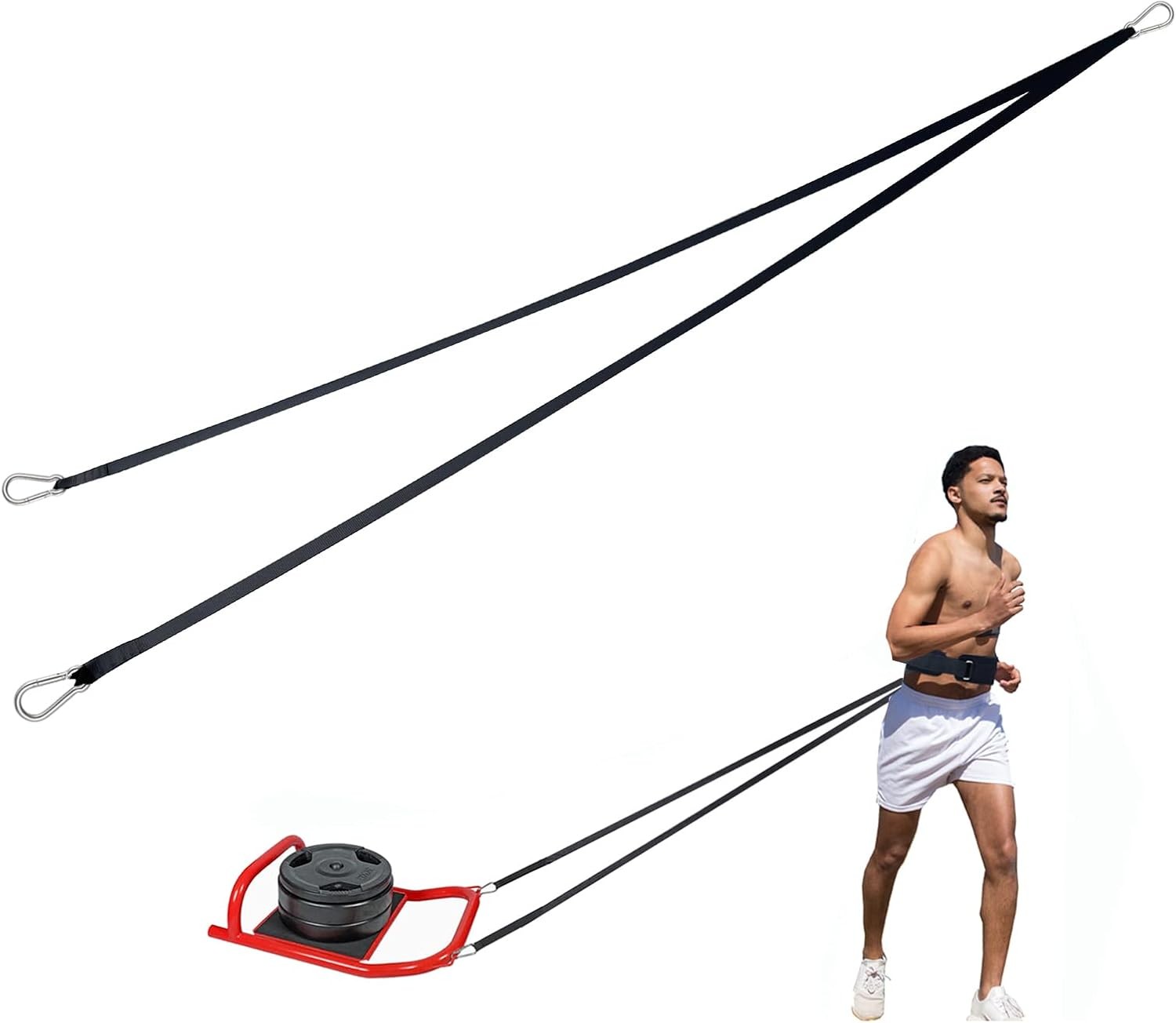 Weighted Training Waist Belt for Pulling Sled and Tires,Weight Sled Pulling Stra