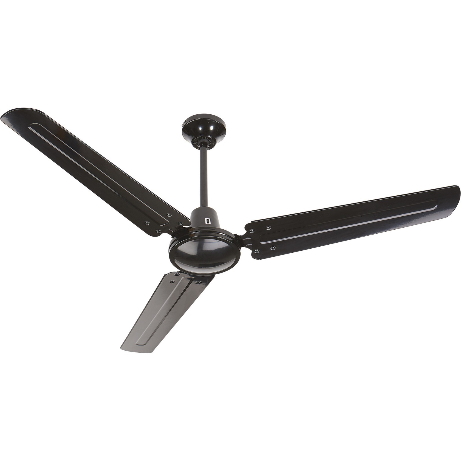 Ironton 56in. Industrial Ceiling Fan, 5123 CFM, 5 Speeds, Black