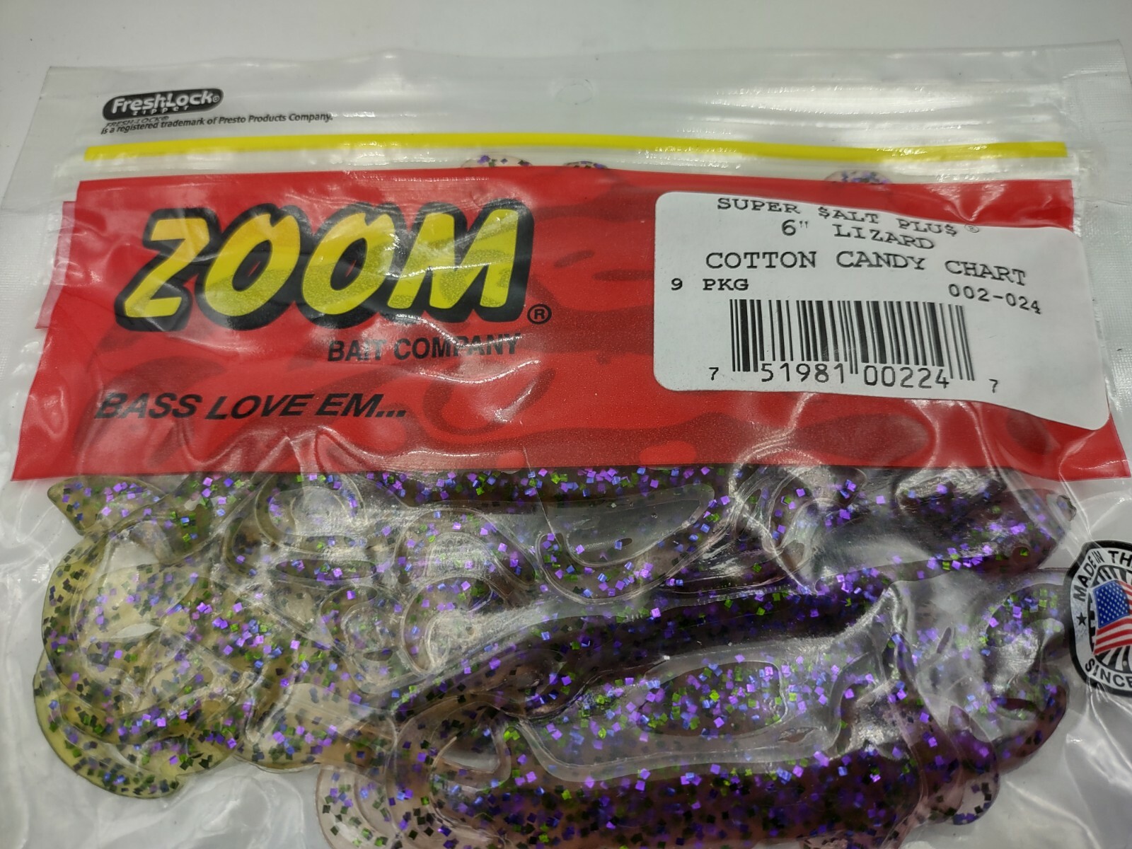 Zoom 6" Lizard 9pk