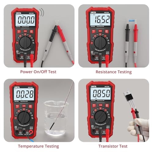 NCV Multimeter with Auto-Ranging Auto-Ranging Tester for 6000 Counts