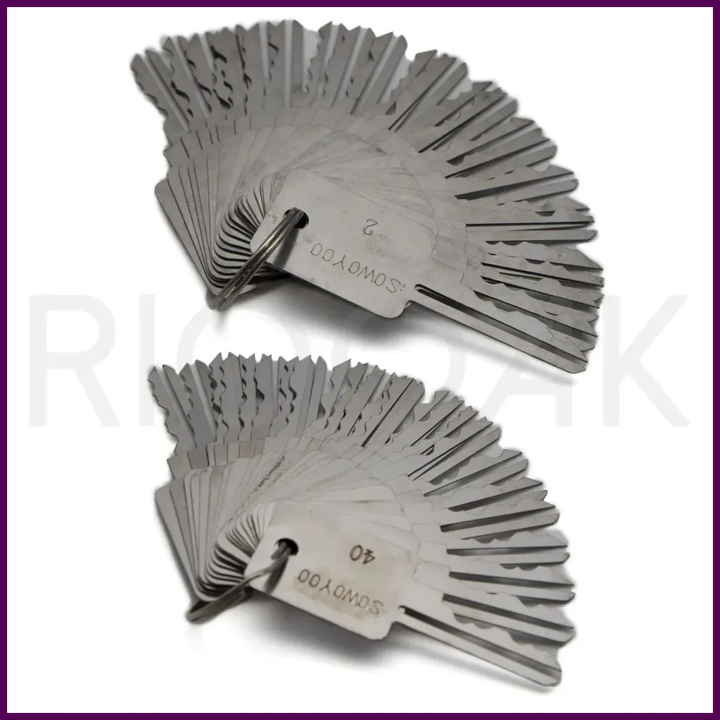 48 In 1 Locksmith Tools Lock Keys Set for Bull Head Lock for S Groove Lock