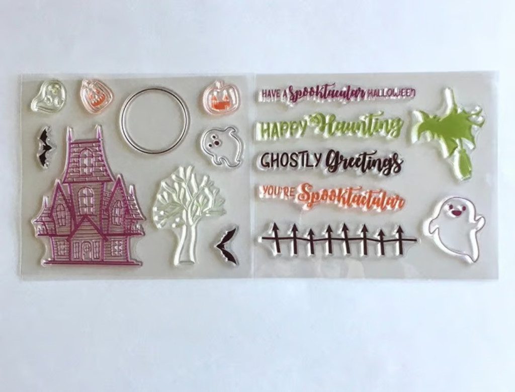 Diamond Press Bat Flyer Kit Halloween Interactive Stamp & Die Set Free Ship