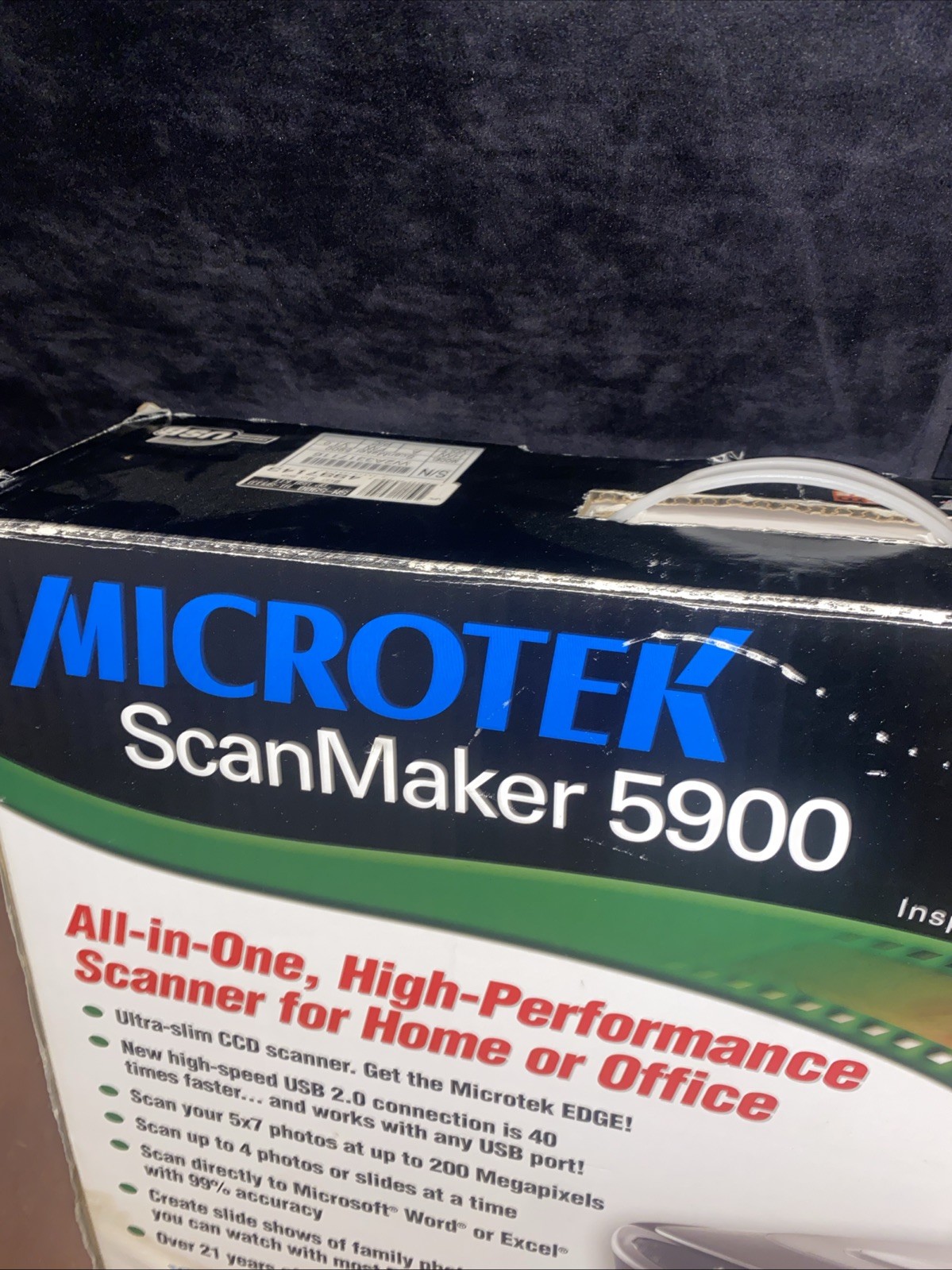 Microtek ScanMaker 5900 Instructions And Disk Included