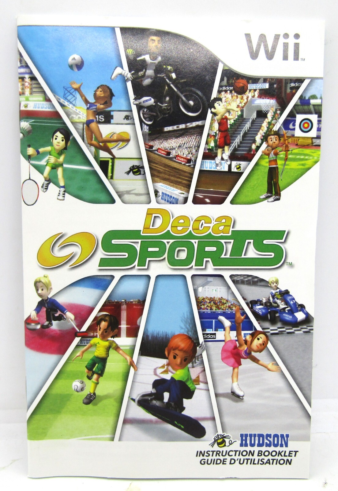 (Manual Only) Deca Sports - Nintendo Wii Pristine Authentic Instruction Booklet