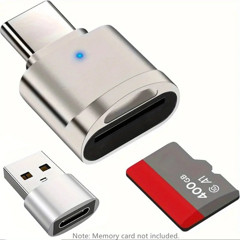 Type C To Micro SD TF Card Reader OTG USB Adapter Converter For Samsung Phone