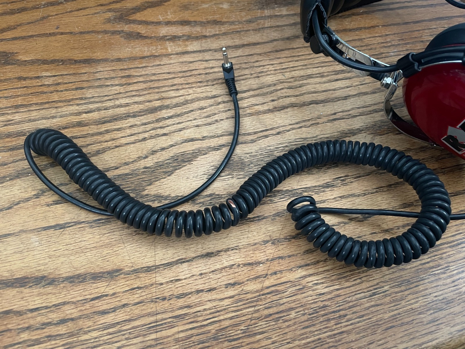 Racing Electronics RE-48 Communication Headset NASCAR w/Volume Control -- works!