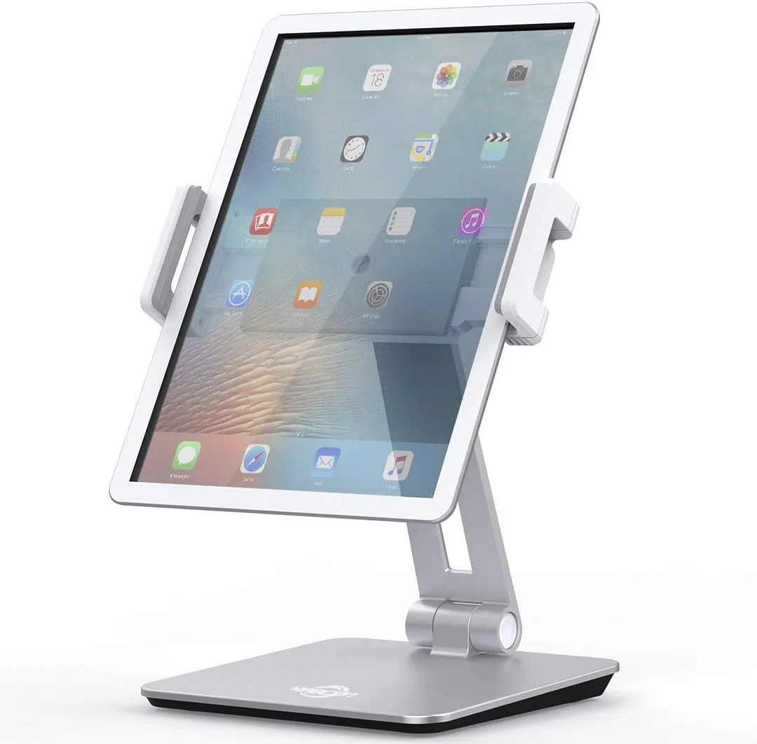 Tablet Stand Holder, Tightness Adjustable Multi-Angle Foldable Eye-Level