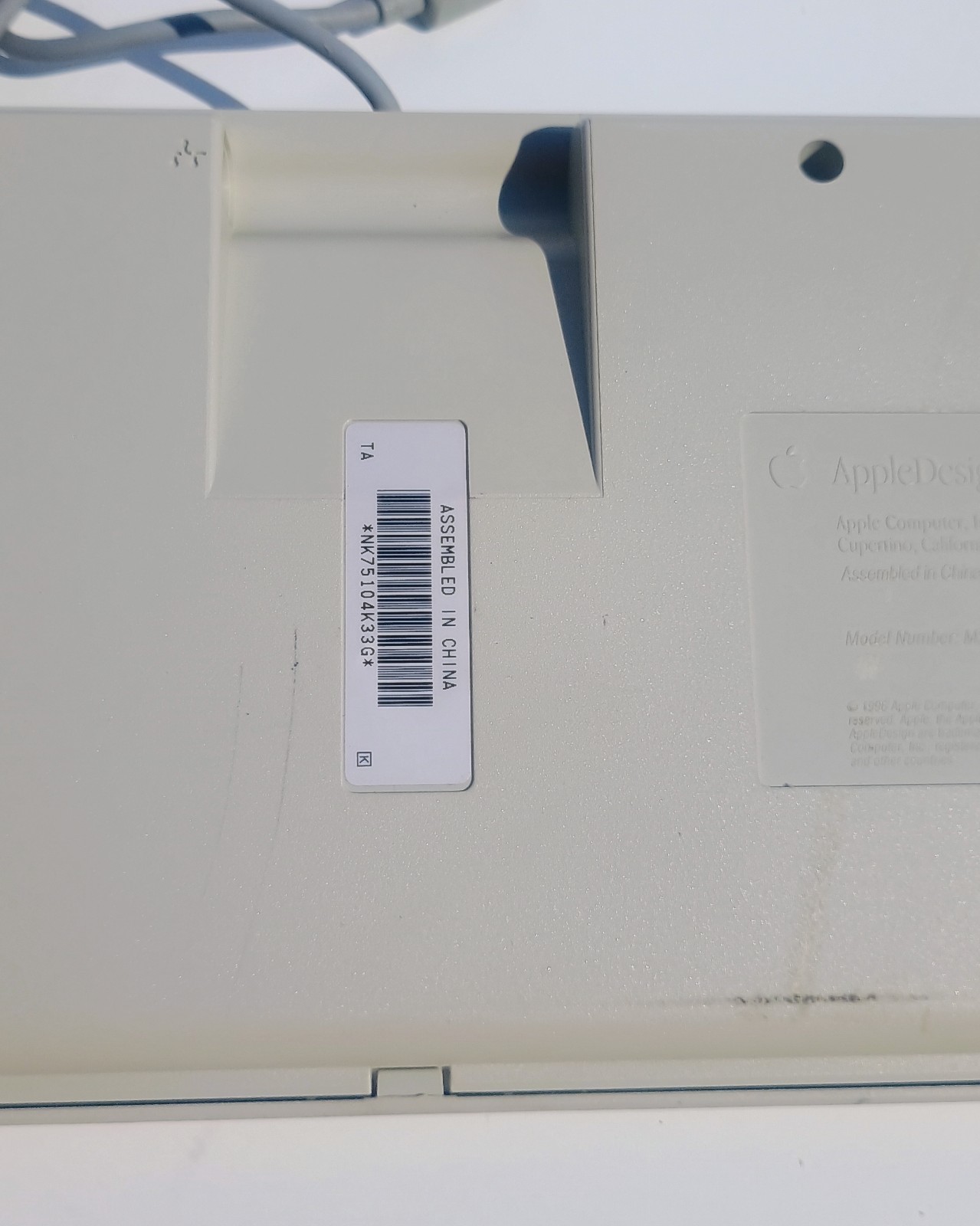 Vintage Apple Design Keyboard M2980 [Untested]