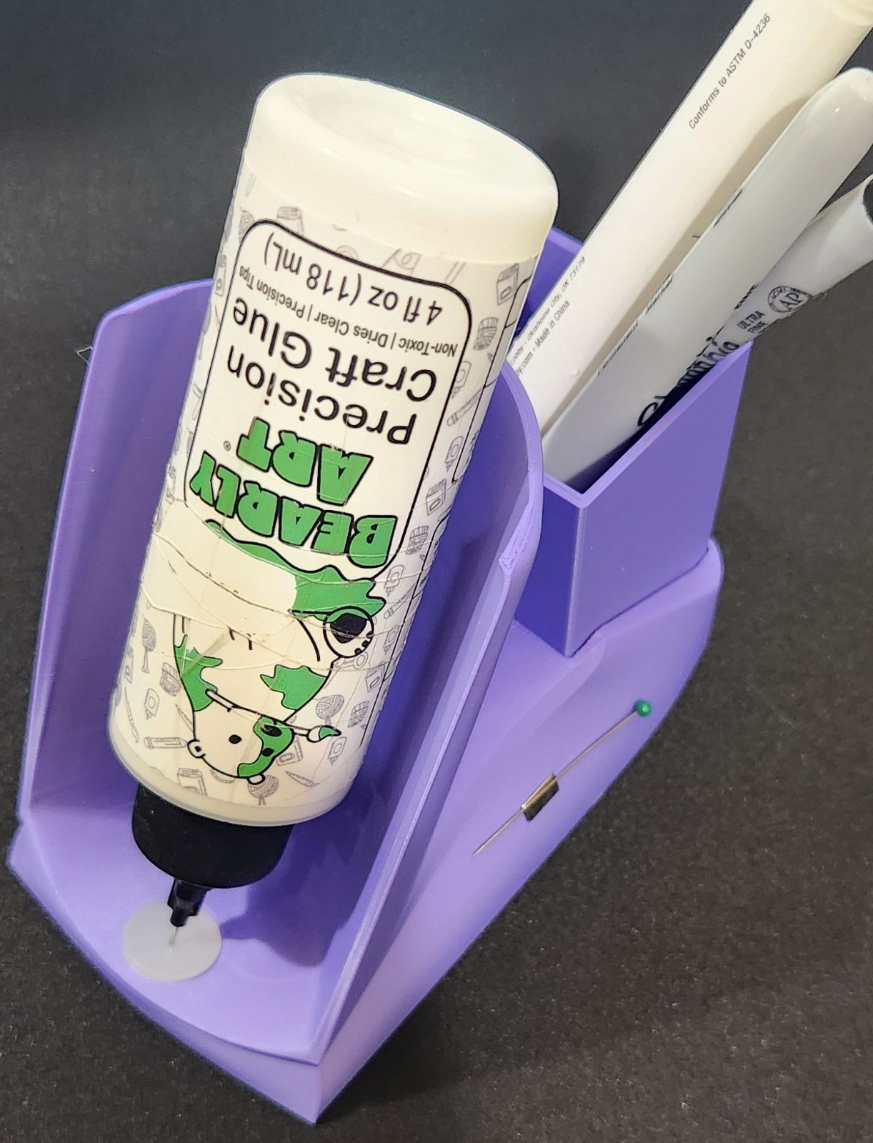 Scrapbooking Supplies Glue Stand tool with Silicon Foot (glue not included)