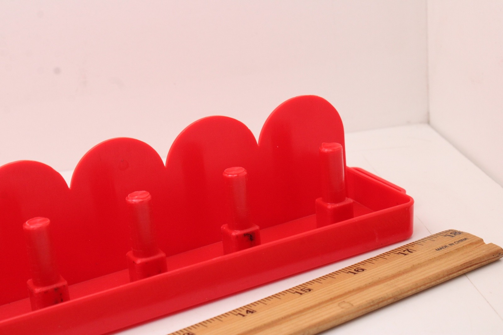 Grip 67224 1/2" Drive SAE 28 Position Standard/Deep Red Socket Tray Organizer