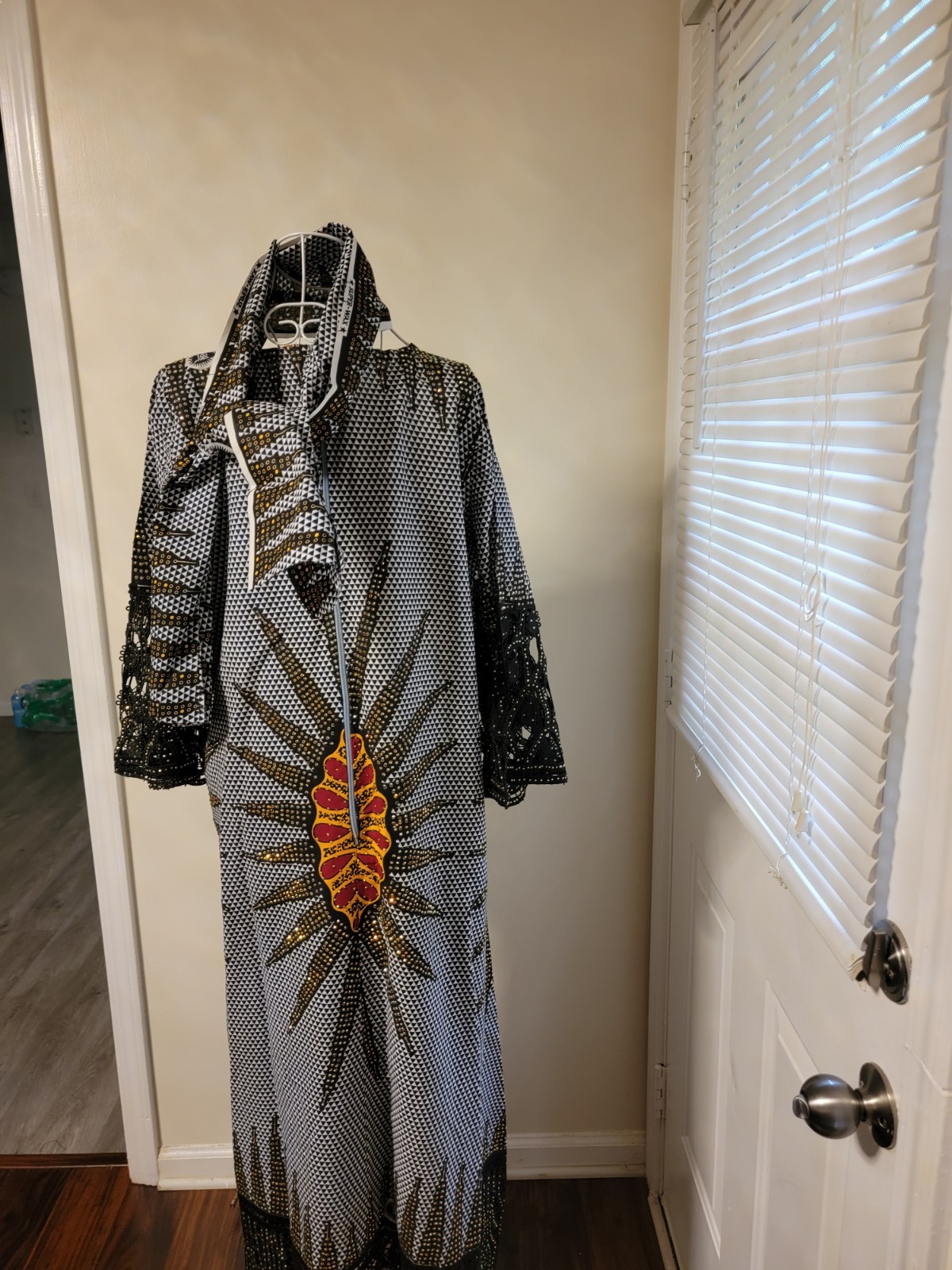Beautiful African Gown With beads