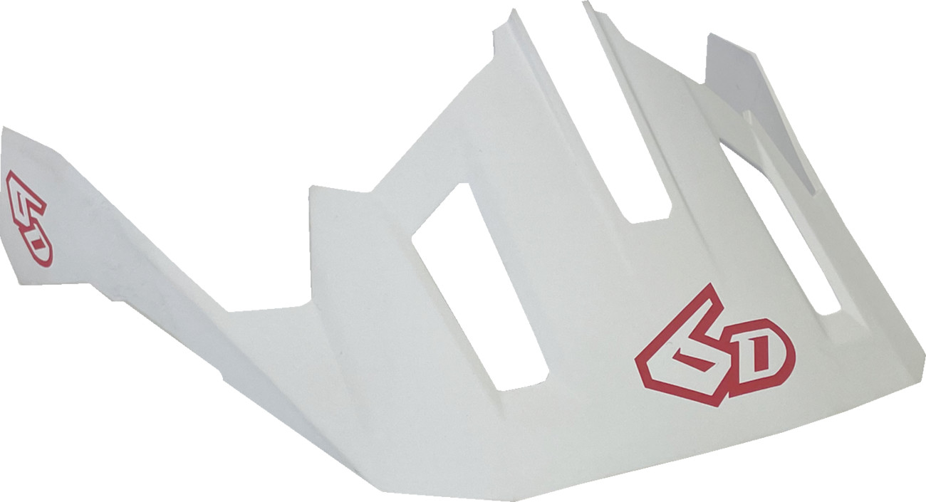 6D HELMETS - 77-0125 - ATB-2T Visor - Ascent - White - M/2XL