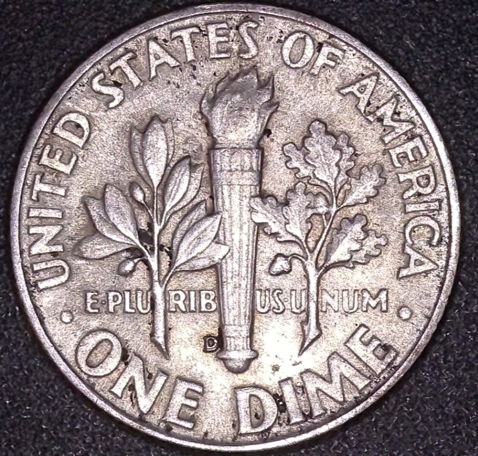 1948-D ROOSEVELT DIME 10C , RPM -D