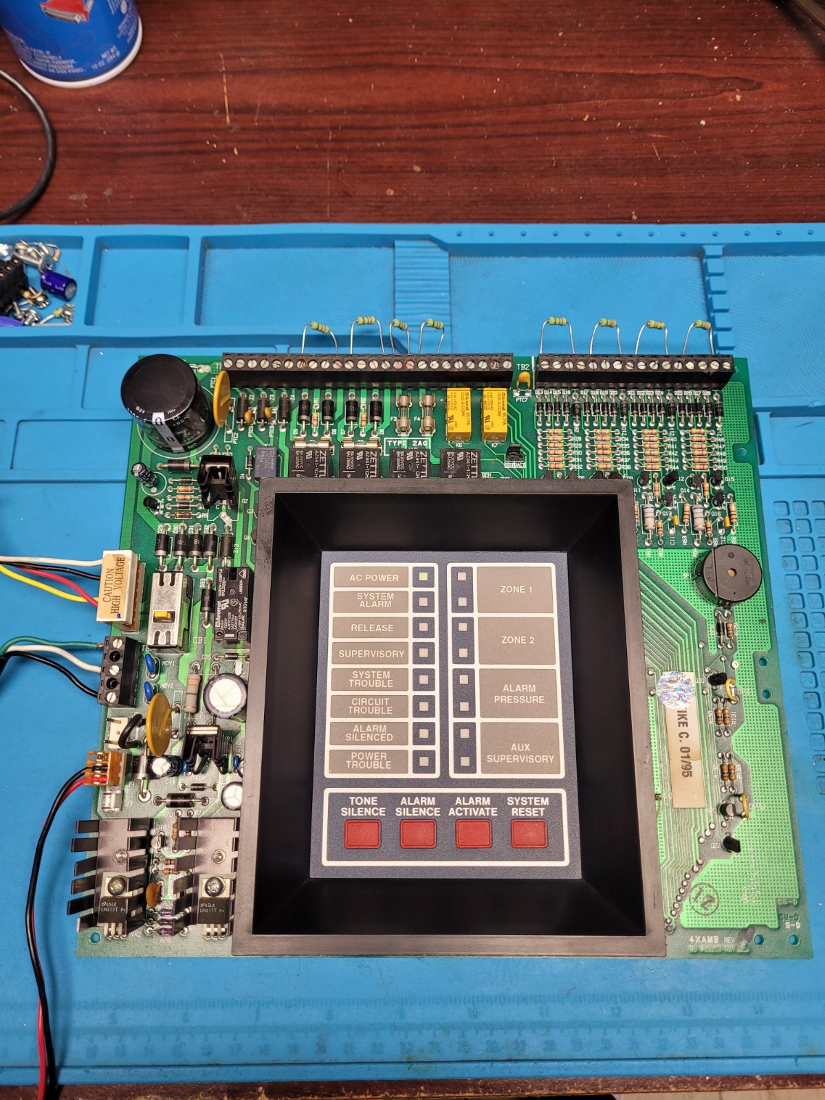 FIRE LITE FIRE ALARM CONTROL PANEL MODEL MS-4424 (4XAMB).
