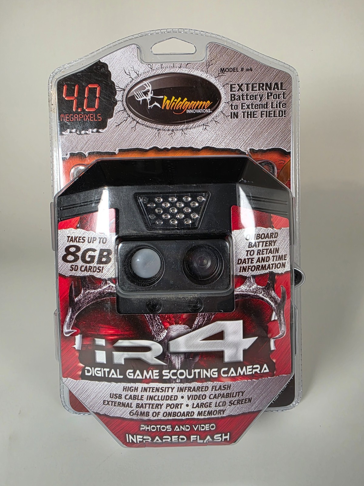 Wildgame Innovations IR4 4MP Infrared Digital Trail Game Camera New Sealed