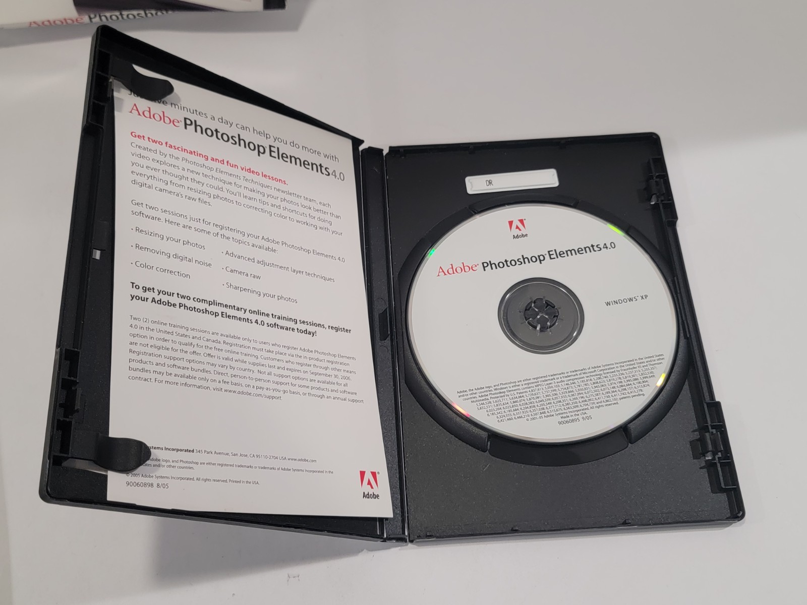 Adobe Photoshop Elements 4.0 User Guide Book & Software