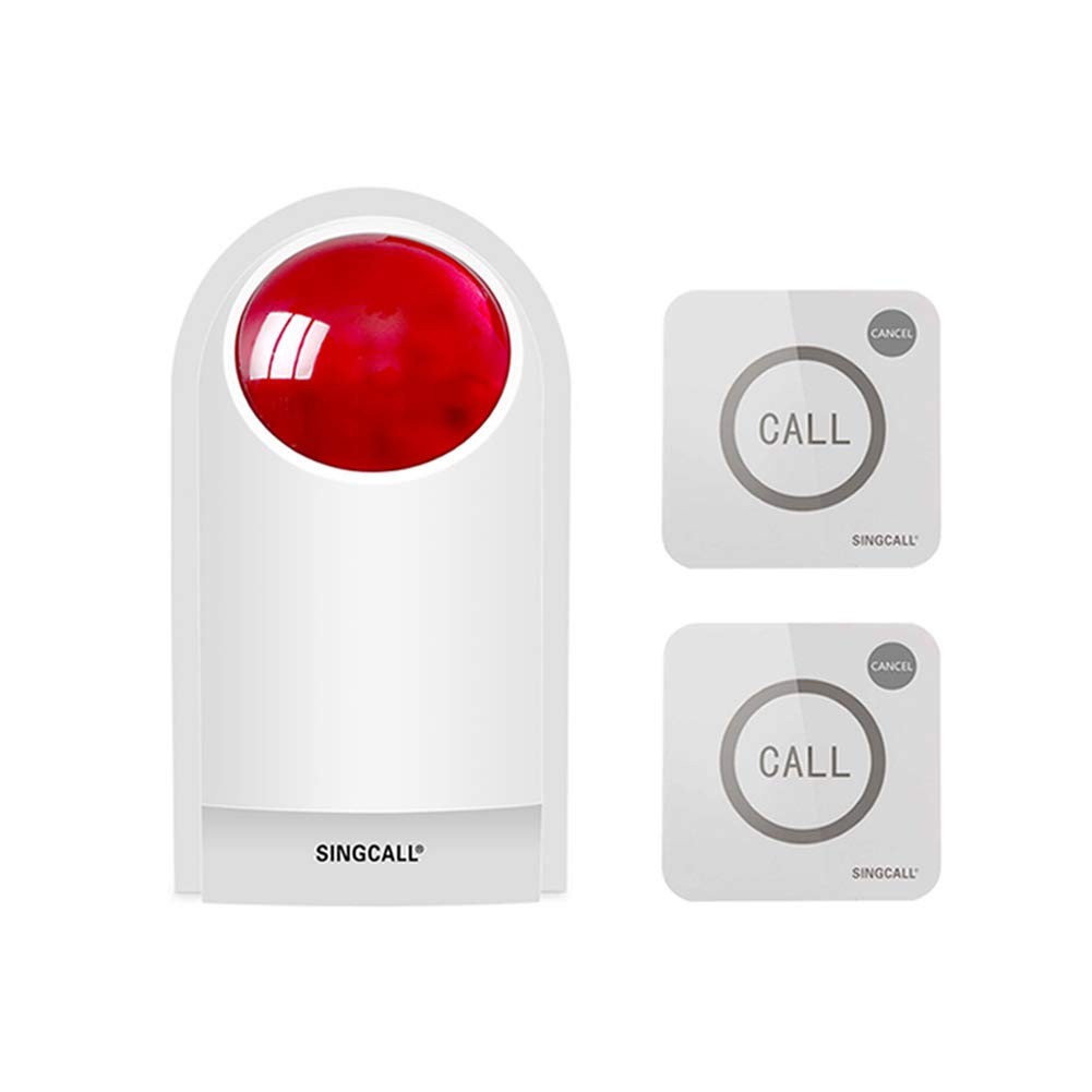 Remote Emergency Strobe Siren Alarm Kit Waterproof Outdoor Loud Panic SOS Warnin