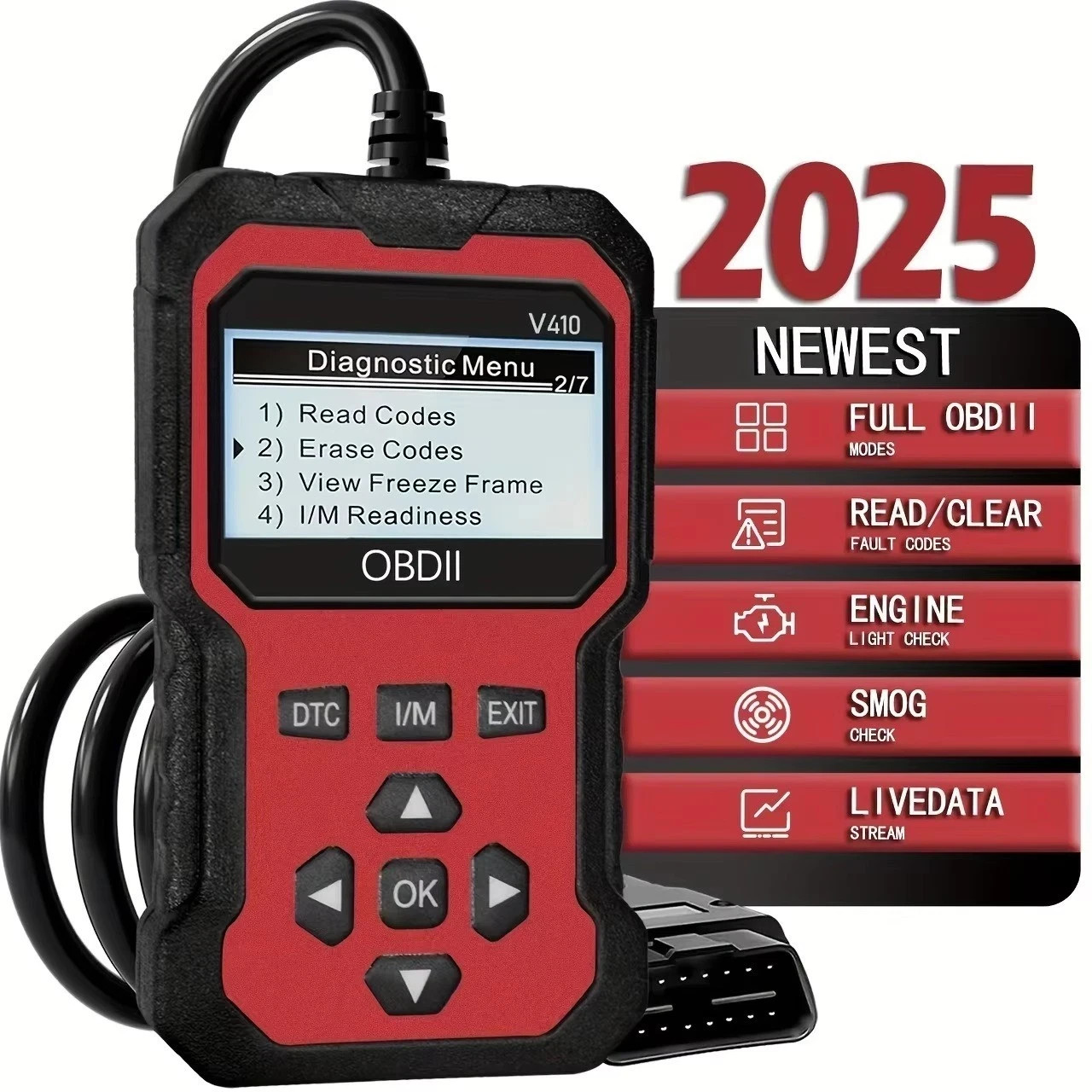 OBD2 Scanner OBD Code Reader Car Check Engine Automotive Fault Diagnostic Tool