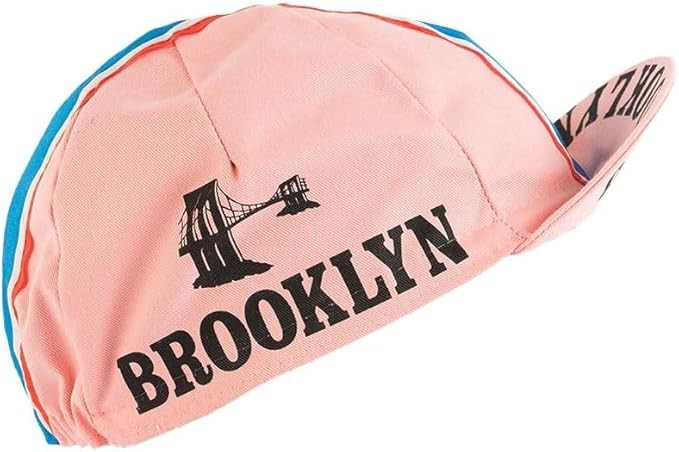 Retro Vintage Team Cycling Cap – Anti-Sweat, Team Jersey Caps, Brooklyn Rosa