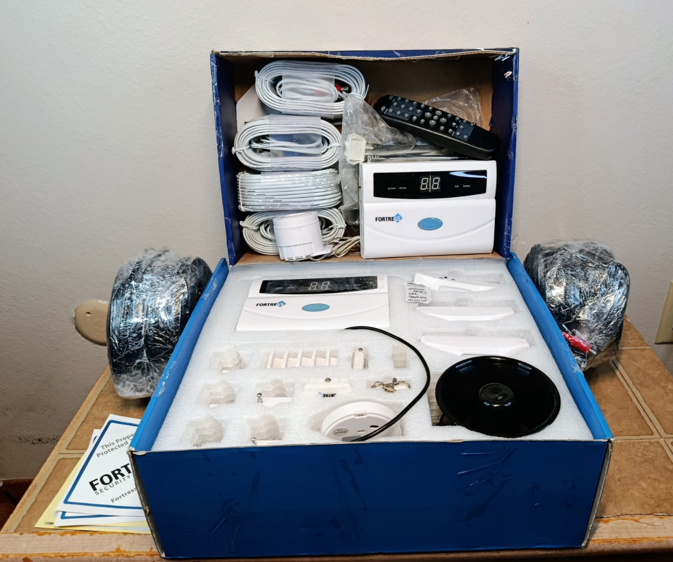 HUGE LOT Fortress Home Security 02-A Wireless Security Alarm System Parts