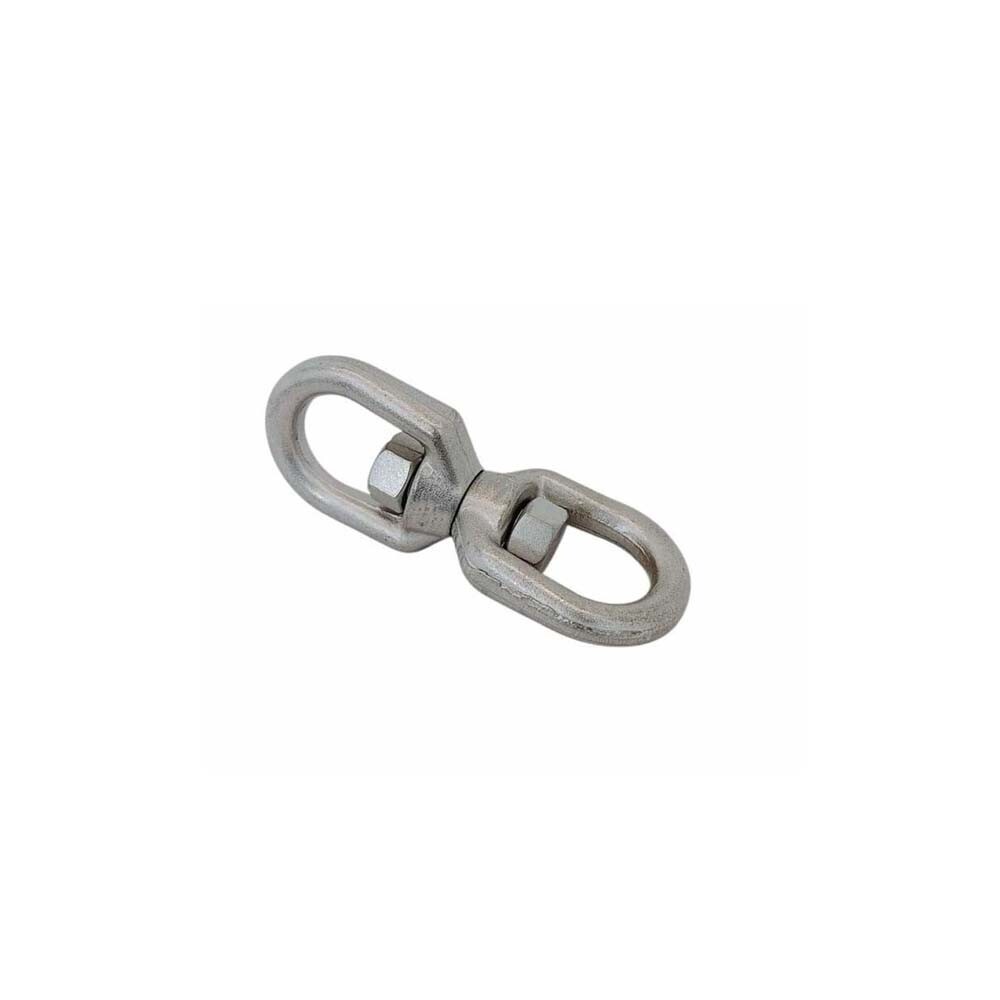 4 Pcs 316 Stainless Steel Drop Forged Mil-Spec 1/4" Eye Eye Swivel 900 Lb WLL