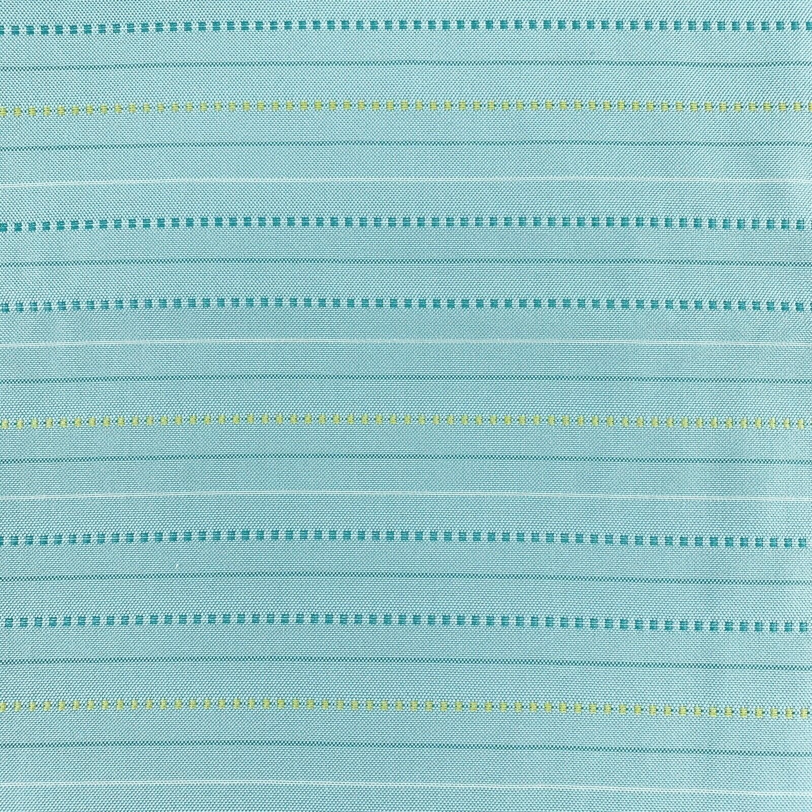 Upholstery Fabric Seafoam Robin Egg Blue with Teal Stripes Beach 54" W x 102" L