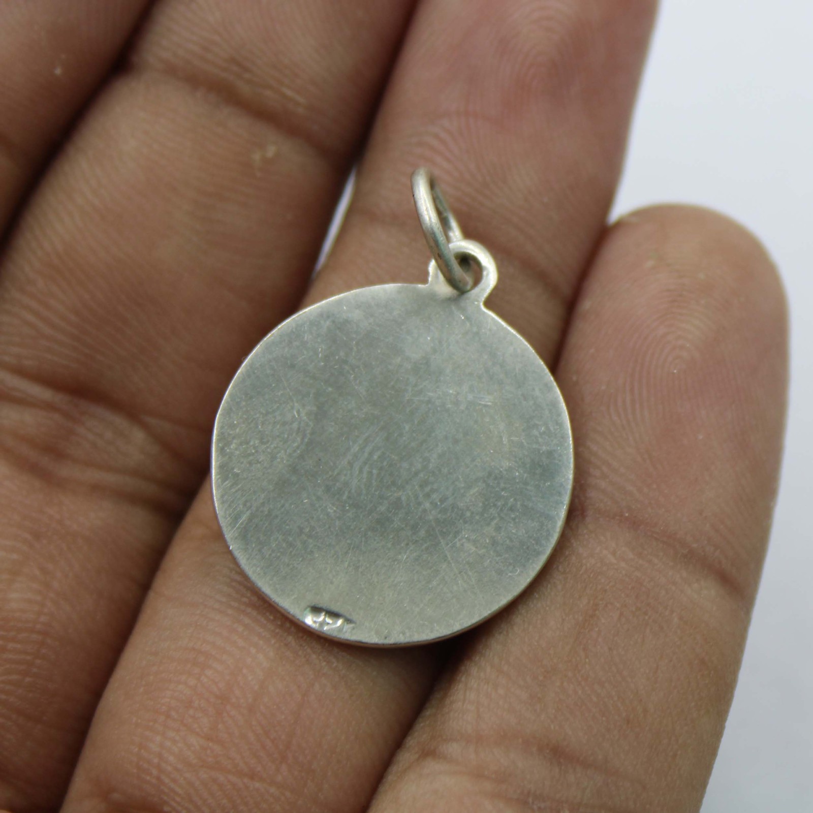 Solid 925 Sterling Silver Compass Pendant North Star Direction Travel Necklace