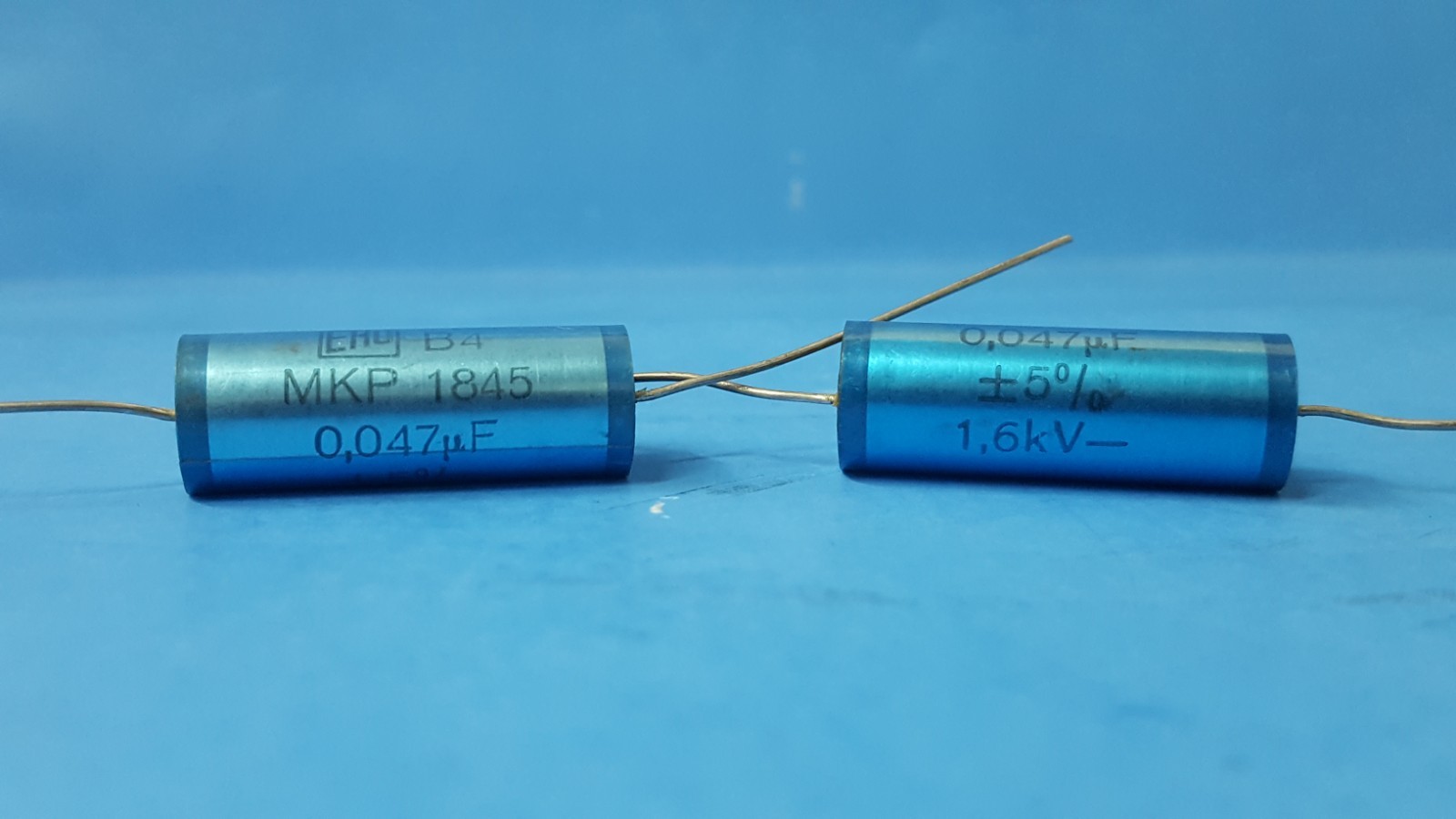 10pcs- Film Capacitor, MKP1845, 0.047 UF/MF, 47NF, 5%, 1.6KV, ERO/VISHAY, 1600V