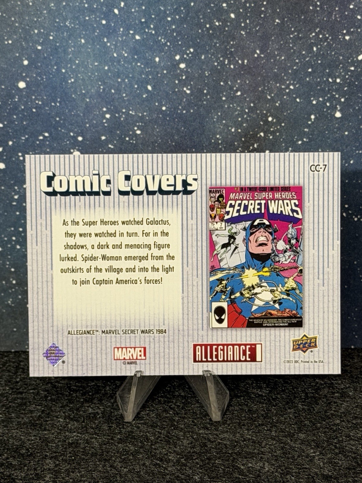 2024 Upper Deck Marvel Allegiance Secret Wars Comic Covers #CC-7 💎