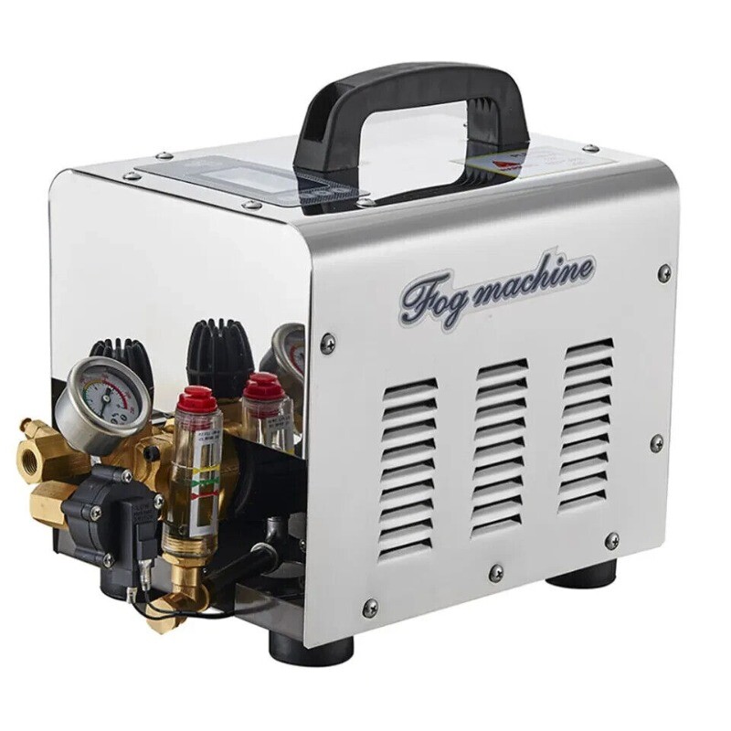 Water Mist System Outdoor Cooling System High Pressure Fog Machine 300W 1L