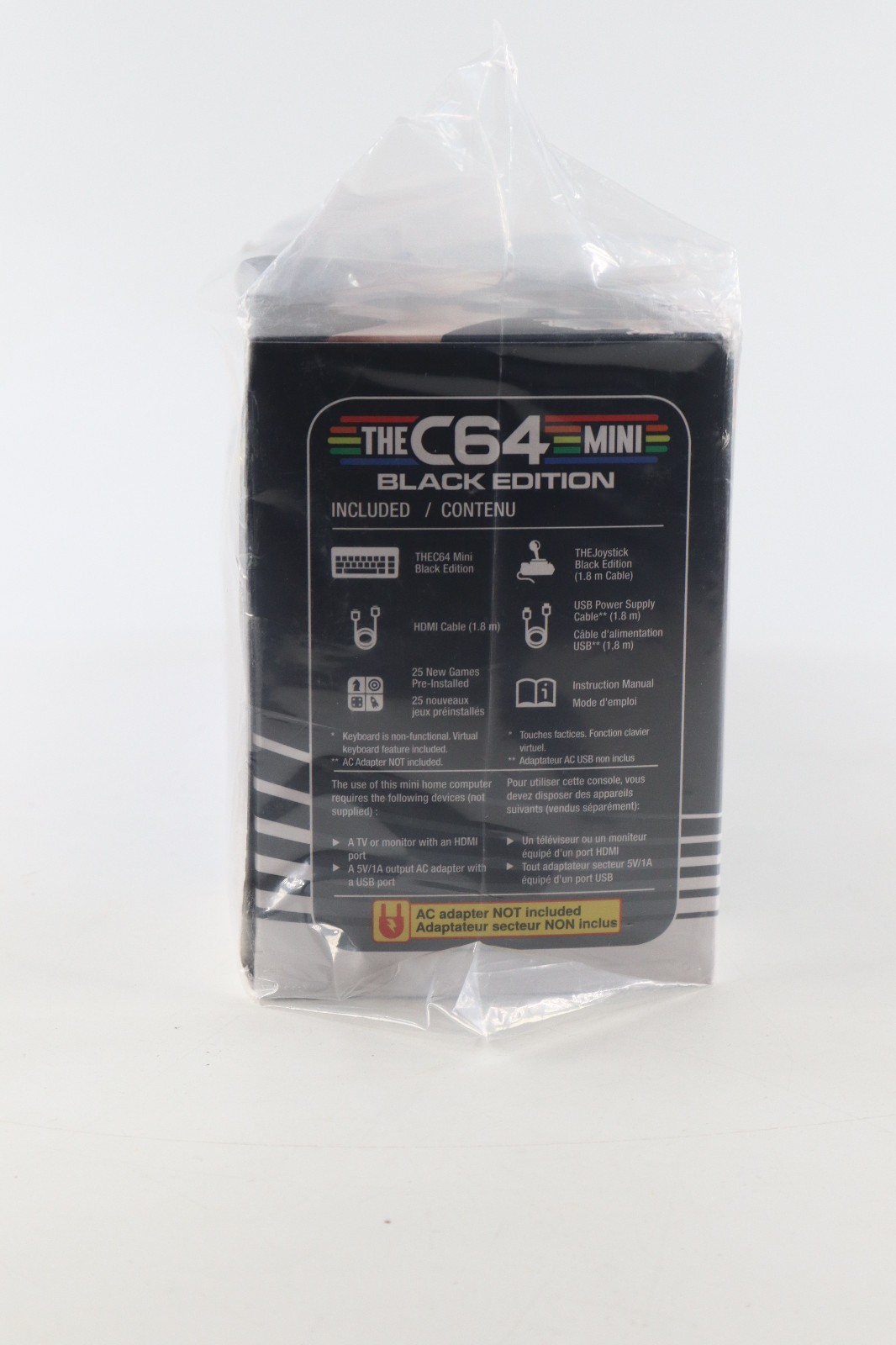 The C64 Mini Console Black Edition New Sealed