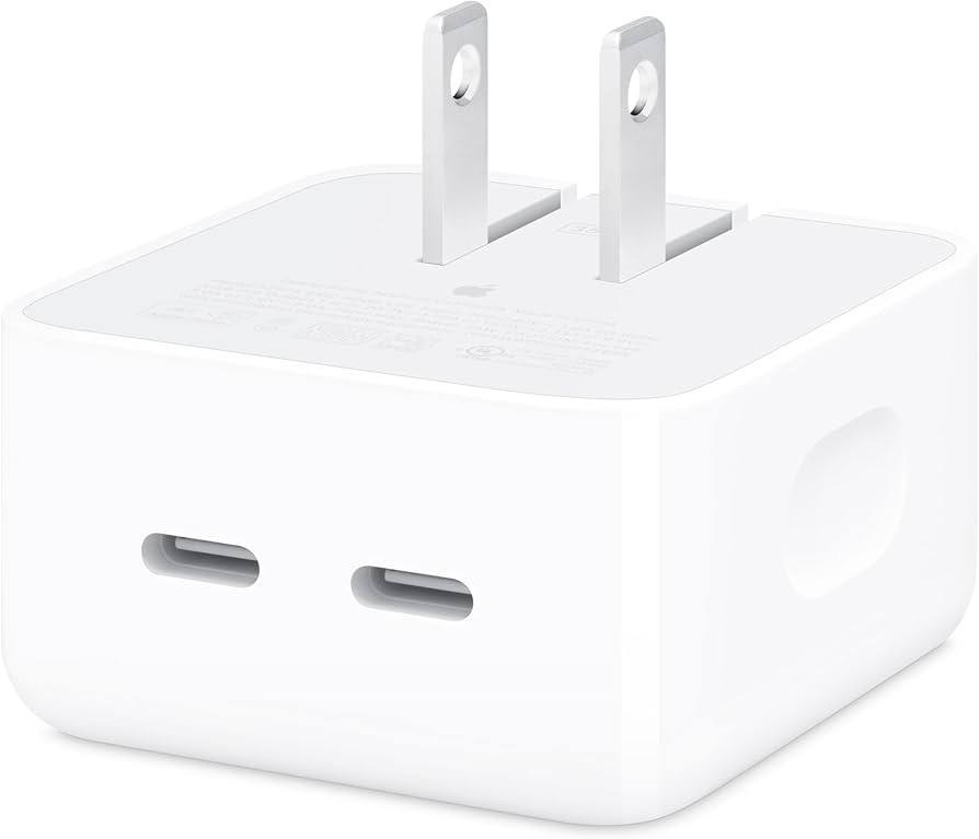Apple 35W Dual USB-C Port Compact Power Adapter MNWM3AM/A A2571