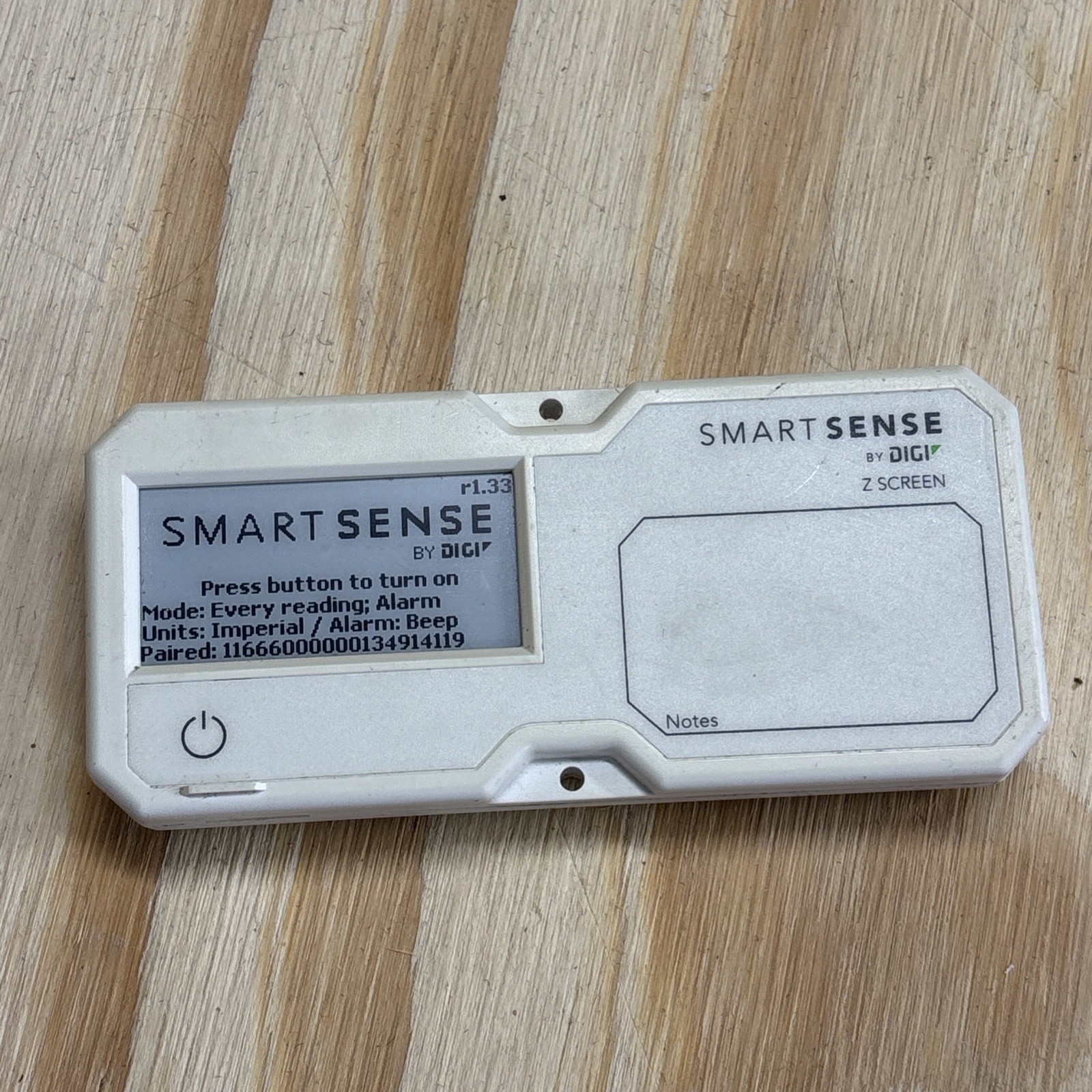 Smart Sense DIGI Temperature Controller Alert Z Screen Model DG-SCREEN REV A
